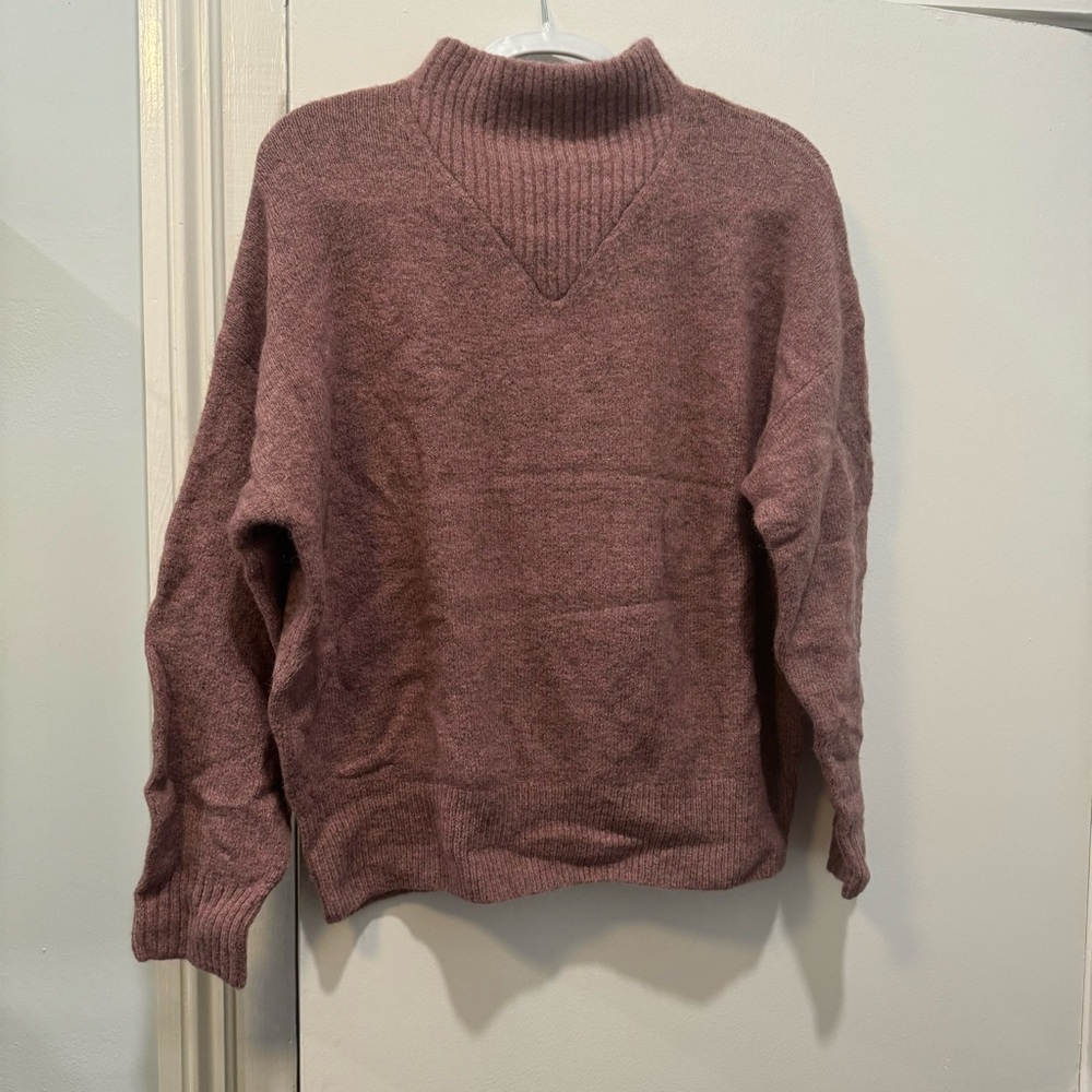 Madewell Dillon Mockneck Pullover Sweater